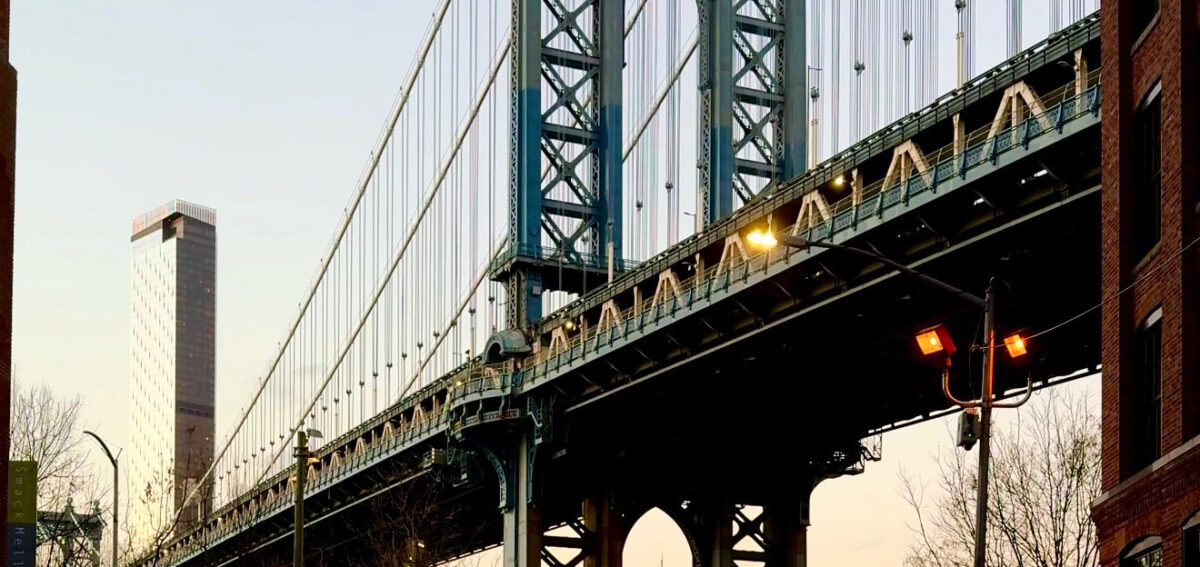 Manhattan Bridge a DUMBO durante il Brooklyn Tour Williamsburg & Dumbo